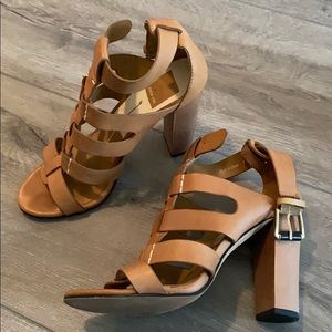 Dolce vita leather block heel